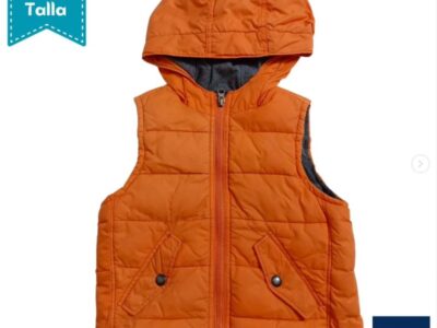 Chaleco impermeable naranja de Gap