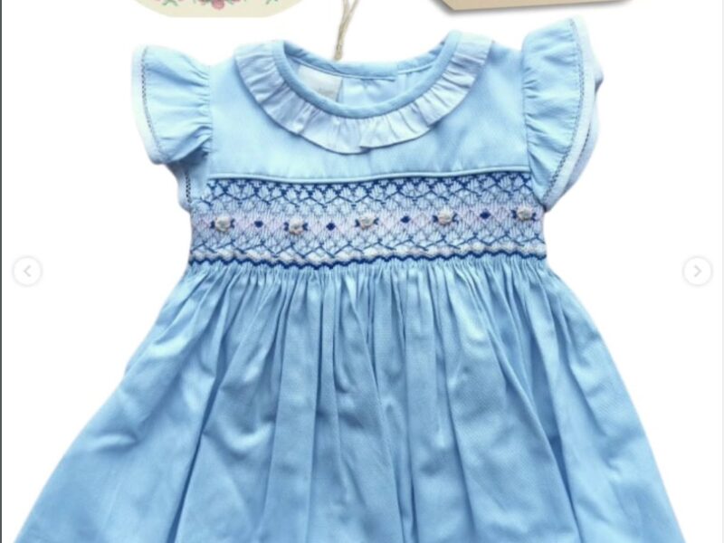 Vestido azul marca Bordino