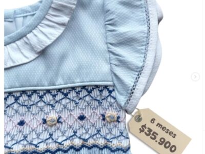 Vestido azul marca Bordino