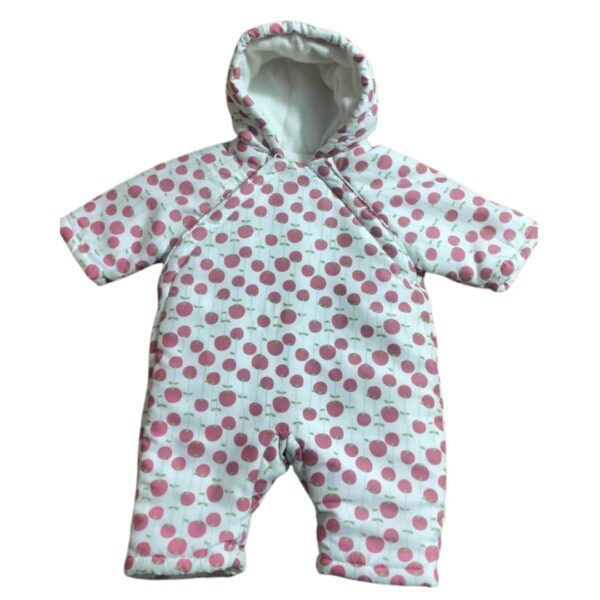 Pijama enteriza para bebé niña estampada