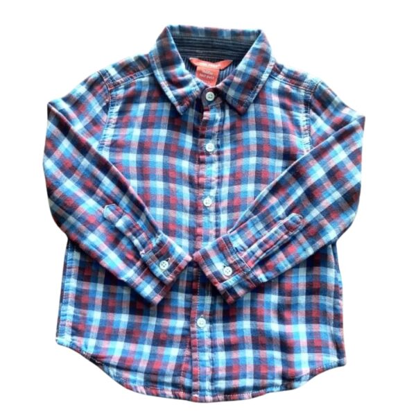Camisa de cuadros para niño