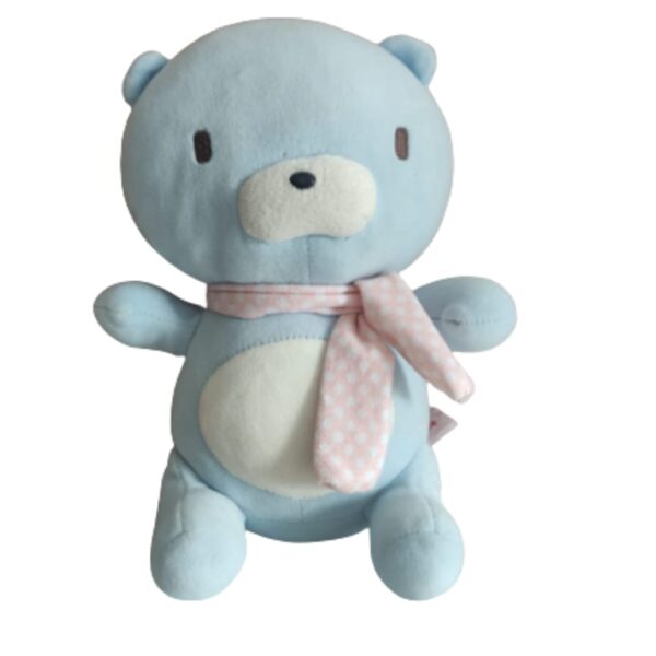 Peluche de oso esponjoso azul cielo