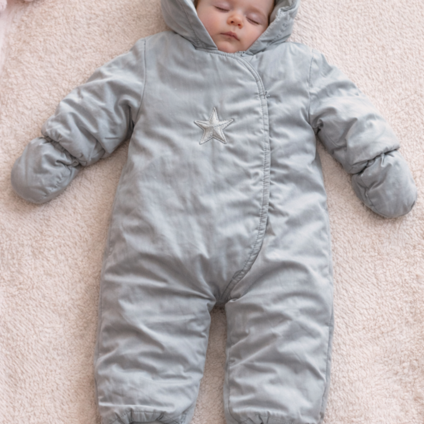 Sleeping o enterizo acolchado para bebé marca Kiabi