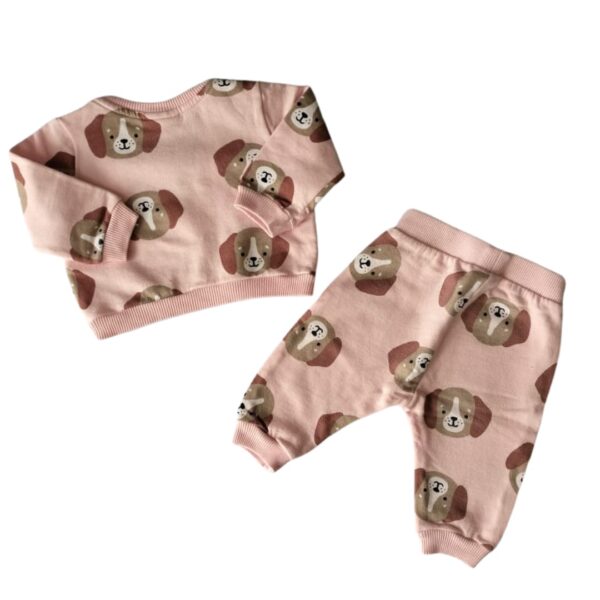 Conjunto 2 piezas sudadera de perritos marca Off Corss