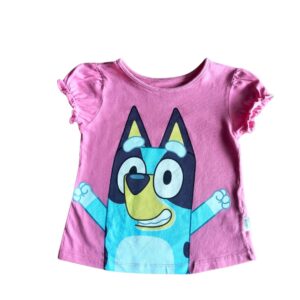 Camiseta rosada talla 2 de la marca Little Mic