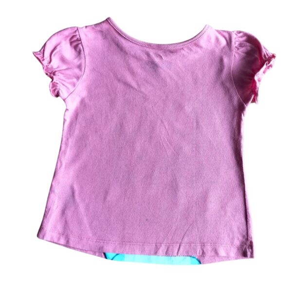 Camiseta rosada talla 2 de la marca Little Mic
