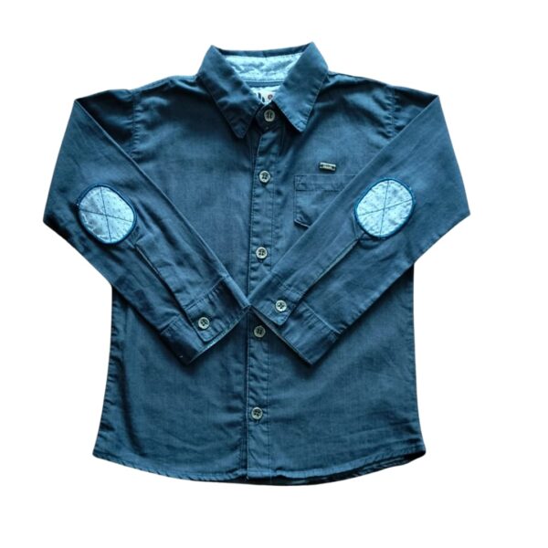 Camisa manga larga color azul oscuro de CHAMPION LEAGUE TALLA 2