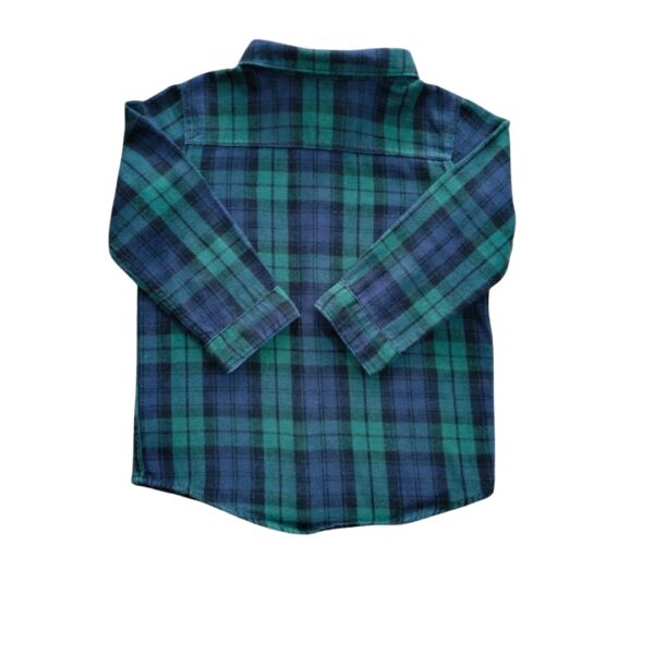 Camisa Manga Larga Carter’s Azul Oscuro para Bebé