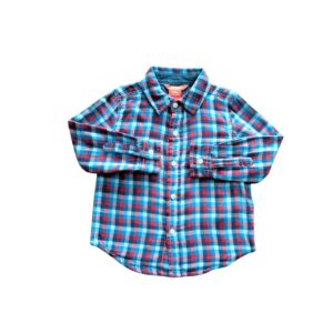 Camisa Joe Fresh a Cuadros Azul, Rojo y Blanco